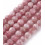 4mm - rhodochrosite - Chapelet en pierre