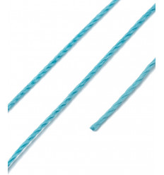 Turquoise - Petite bobine de fils pour micro macramé