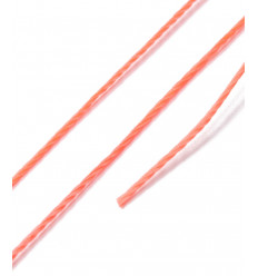 orange fluo - Petite bobine de fils pour micro macramé