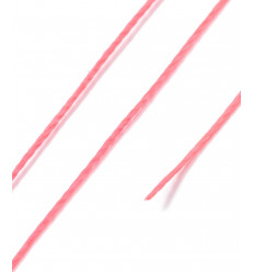 rose fluo - Petite bobine de fils pour micro macramé