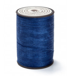 bleu electrique - Petite bobine de fils pour micro macramé