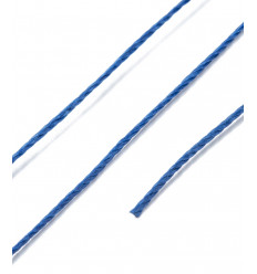 bleu electrique - Petite bobine de fils pour micro macramé