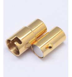 Fermoir aimanté cylindrique 17x7mm