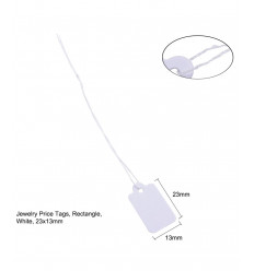 Etiquette à suspendre pour inscrire vos tarifs