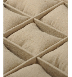 Coussin jute - présentoir bracelet