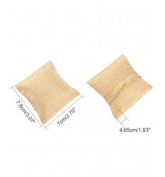 Coussin jute - présentoir bracelet