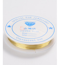 Bobine fil de cuivre - doré