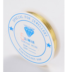 Bobine fil de cuivre - doré