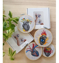 Kit broderie Follow your heart - The comptoir
