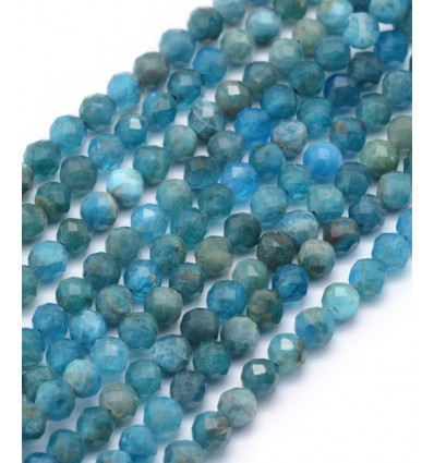 4mm - apatite - Chapelet pierre