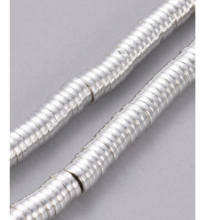 4mm - intercalaires en chapelet heishi - hématite synthétique