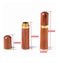 Boite de rangement pour aiguilles en bois