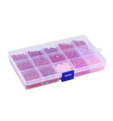 Kit perles de rocaille 4mm