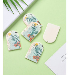 Pendentif en acrylique - feuille