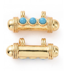 Pendentif Indien à 3 cabochons