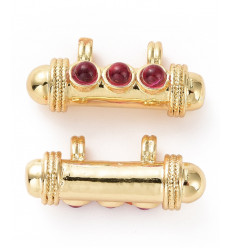 Pendentif Indien à 3 cabochons