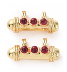 Pendentif Indien à 3 cabochons