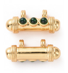 Pendentif Indien à 3 cabochons