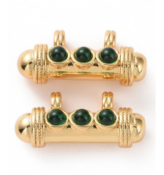 Pendentif Indien à 3 cabochons