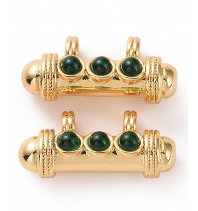 Pendentif Indien à 3 cabochons