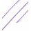 mauve - Petite bobine de fils enduit