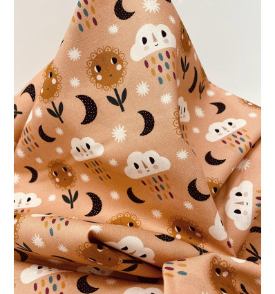 Tissu Dashwood "No rain, no flowers"