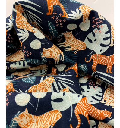 Tissu Cotton & Steel "Jungle Cruisin"