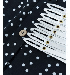 Règle de mesure pour boutonnières