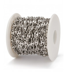 Chaine grain de café acier inoxydable (10cm)
