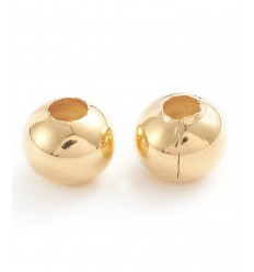 sachet perles acier inox. 6mm (100pcs)