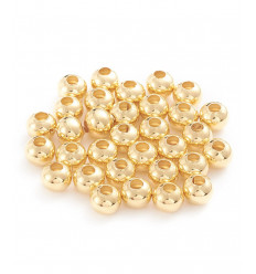 sachet perles acier inox. 6mm (100pcs)