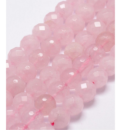 6mm - quartz rose - Chapelet pierre