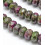 5x8mm - rubis zoisite - Chapelet pierre