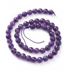 4mm - améthyste - Chapelet pierre