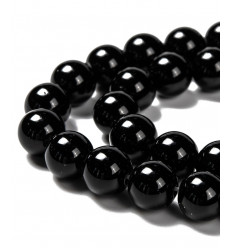 8mm - obsidienne - Chapelet pierre