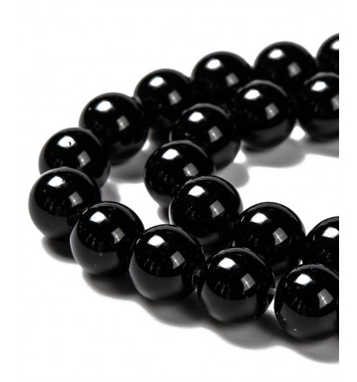 8mm - obsidienne - Chapelet pierre