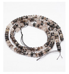 8x5mm - agate teintée - Chapelet pierre