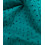 Tissu broderie anglaise - turquoise