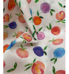 Tissu de coton - Berry pommes