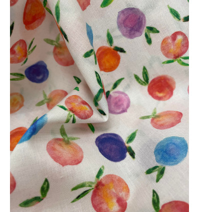 Tissu de coton - Berry pommes