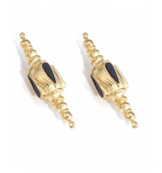 Connecteur indien avec émaillage noir