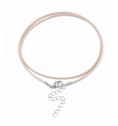 Collier coton ciré 44cm