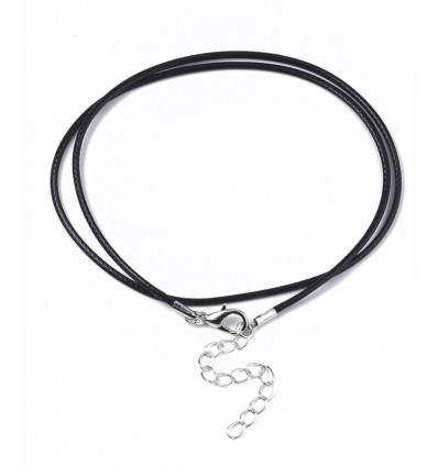 Collier coton ciré 44cm