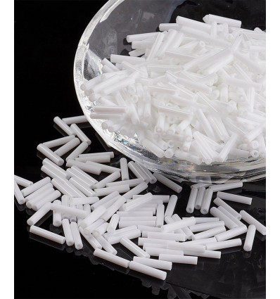 Perles tubes à broder 12mm