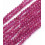 2mm - corindon rubis facetté - Chapelet pierre