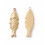Pendentif poissonen acier inoxydable