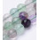 8mm - Chapelet pierre facette - fluorite