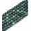 3mm - malachite facette - Chapelet pierre