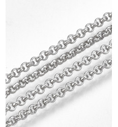 Chaine rolo acier inoxydable (10cm)