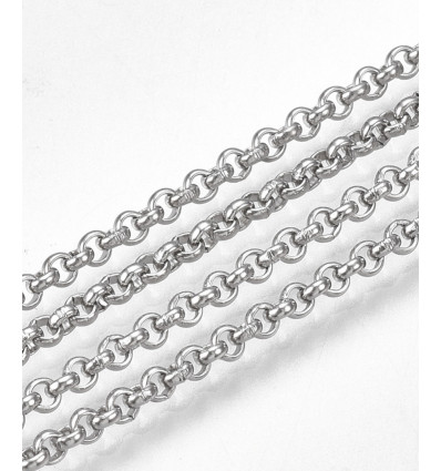 Chaine rolo acier inoxydable (10cm)